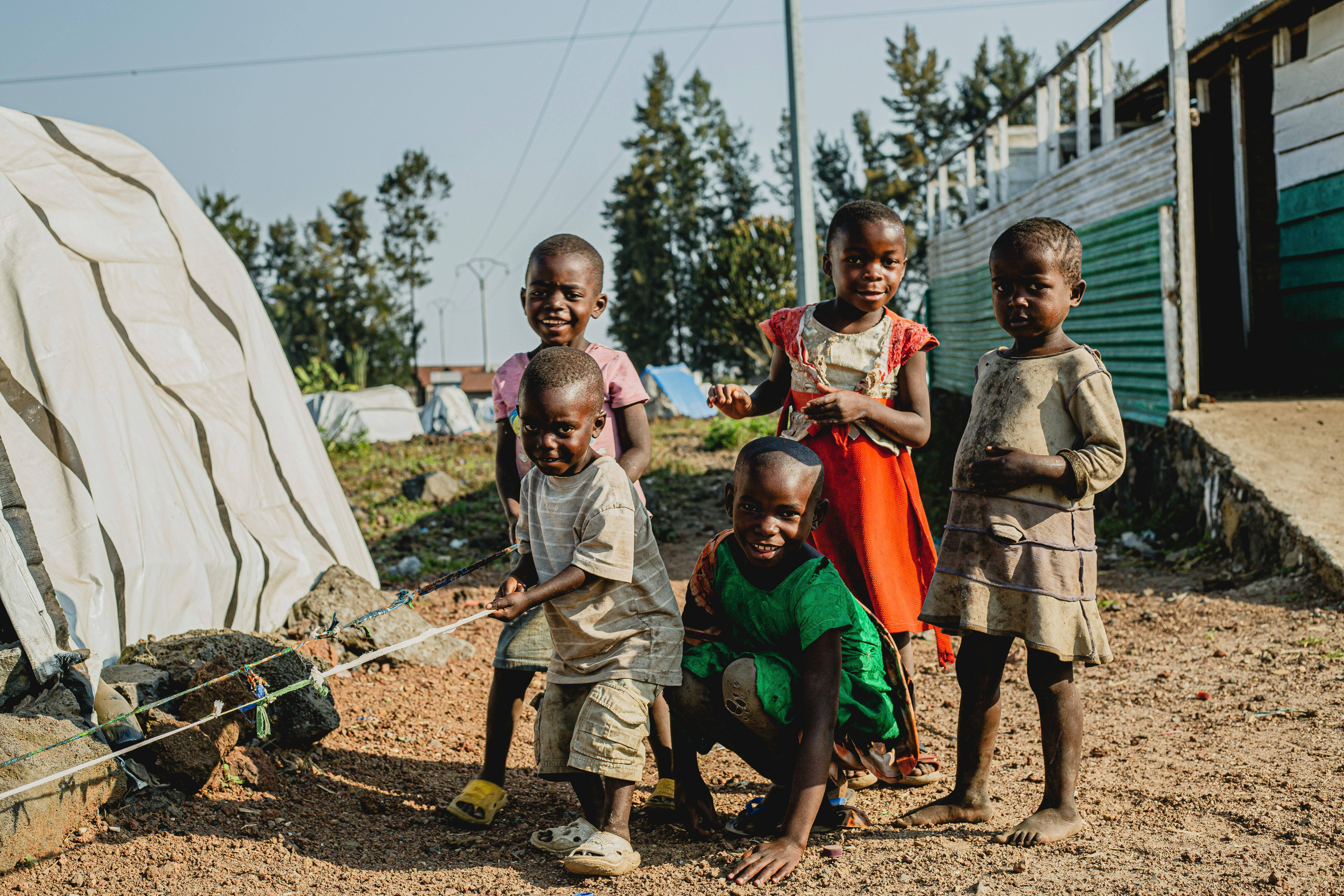 Children and families supported by ASG Foundation in Zimbabwe